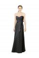 Affordable Strapless Lace Bridesmaid Dress with Sweetheart Neckline