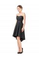 Affordable Lace Cocktail Bridesmaid Dress with Hi-Low Hemline