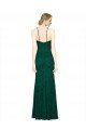 Affordable High Illusion Halter Neck Long Lace Bridesmaid Dress / Prom Dress