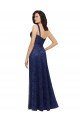 Affordable Chantilly Lace V-Neck Bridesmaid Dress