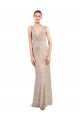Affordable Faux Surplice V-Neck Slim Formal Sparkling Sequin Bridesmaid Dress / Prom Dress