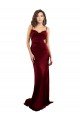 Affordable Cowl Neck Long Criss Cross Open Back Formal Silky Satin Bridesmaid Dress / Prom Dress
