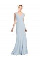 Affordable Sleeveless Seamed Bodice Trumpet Bridesmaid Dress / Prom Dress