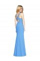 Affordable Flattering Trumpet Long Sleeveless Bridesmaid Dress / Prom Dress with Open Back