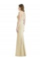 Affordable Criss Cross Twist Cutout Back Trumpet Bridesmaid Dress / Prom Dress