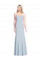 Affordable Sweetheart Strapless Flared Skirt Maxi Bridesmaid Dress / Prom Dress