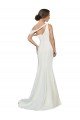 Affordable One Shoulder Formal Crepe Bridesmaid Dress / Prom Dress with Draped Off the Shoulder Strap