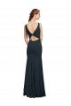 Affordable Sleeveless Bateau Neckline Crepe Bridesmaid Dress / Prom Dress with Twist Back