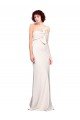 Affordable Strapless Crepe Fitted Bridesmaid Dress / Prom Dress with Twist Bow