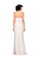 Affordable Strapless Crepe Fitted Bridesmaid Dress / Prom Dress with Twist Bow
