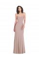 Affordable Strapless Princess Line Formal Crepe Mermaid Bridesmaid Dress / Prom Dress