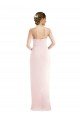 Affordable Halter Draped Tulip Skirt Maxi Bridesmaid Dress / Prom Dress