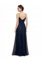 Affordable Spaghetti Strap Tulle Bridesmaids Dress with Ballerina Neckline