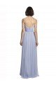 Affordable Spaghetti Strap Tulle Bridesmaids Dress with Ruched Bodice