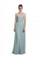 Affordable Halter Ruched Sweetheart Neckline Tulle Bridesmaid Dress