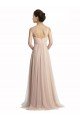 Affordable Sweetheart A-Line Tulle Draped Bridesmaid Dress