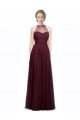 Affordable Full Length Soft Tulle Spaghetti Strap Bridesmaid Dress