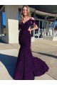 Affordable Cold Shoulder Sleeveless Long Court Train Velvet Sequin Prom Dress