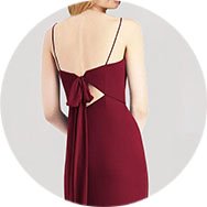 Affordable Tie Back Bridesmaid Dresses