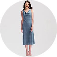 Affordable Midi Length Bridesmaid Dresses