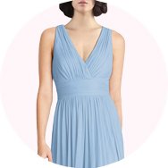 Affordable V-Neck Bridesmaid Dresses