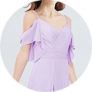 Affordable Cold Shoulder Bridesmaid Dresses