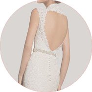 Affordable Keyhole Back Wedding Dresses