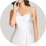 Affordable One Shoulder Wedding Dresses